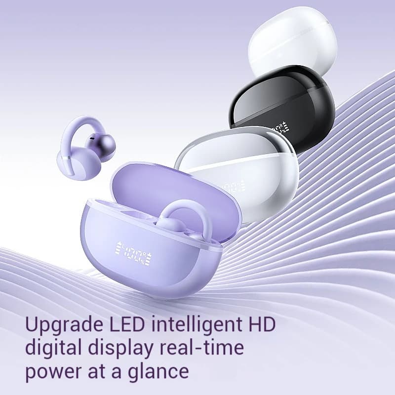 HAYLOU Airfree Small C-ring Wireless Earphone AI Noise Reduction Stereo Sound Low Latency Bluetooth 5.4 Custom Gaming Earphones - 3