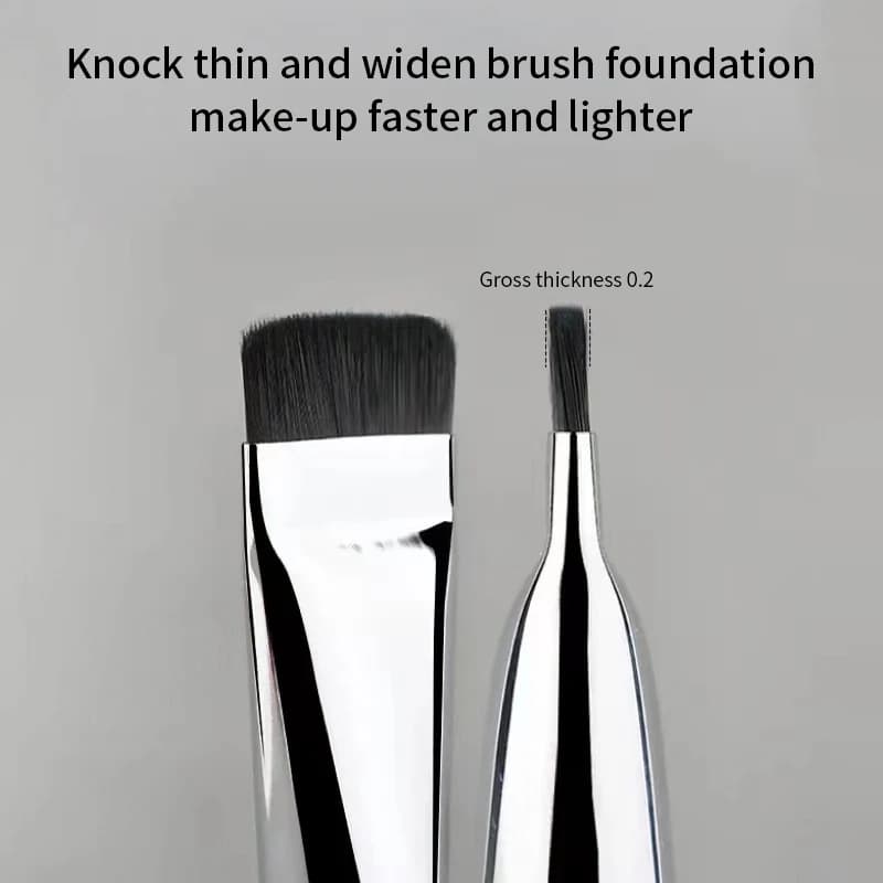 A Foundation Brush Ultra Thin Traceless Concealer Brush Mask Brush Flat Head No Powder Soft Hair Beauty Tools Makeupbrush - 4