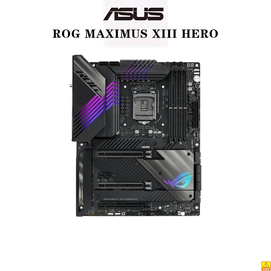 لوحة أم ASUS ROG MAXIMUS XIII HERO مقبس LGA1200 معالج CPU DDR4 5333(O.C) ذاكرة شريحة Z590 لوحة رئيسية ATX