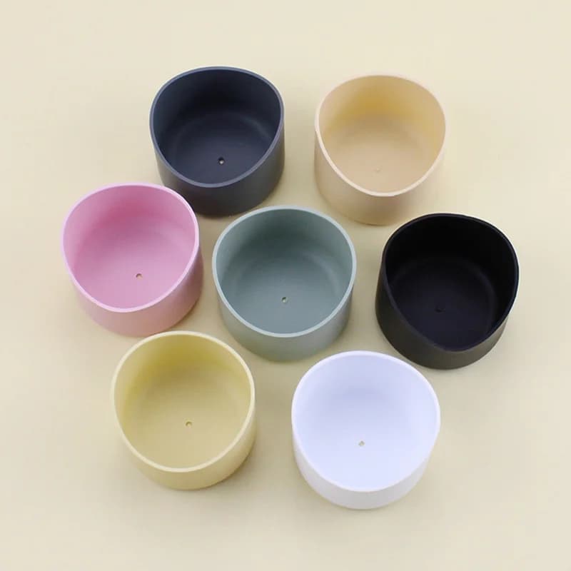 غطاء واقي من السيليكون 6/6.5 سم متوافق مع زجاجات ماء 12-40 أونصة غطاء قاع مقاوم للانزلاق - 6