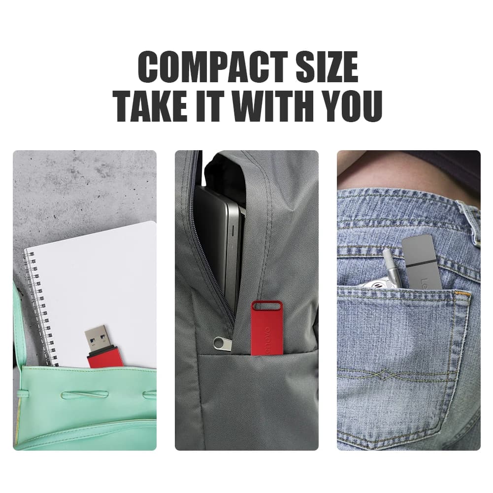 لينوفو معدن 64 تيرا بايت يو ديسك فلاش درايف يو اس بي 3.0 نقل ملفات عالي السرعة 16 تيرا بايت 8 تيرا بايت سعة كبيرة جدا مقاوم للماء تصميم ميكانيكي - 6