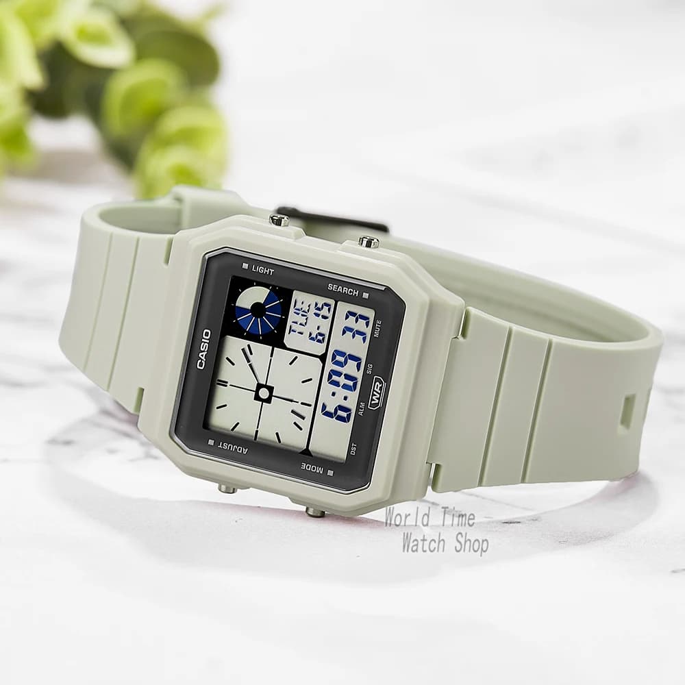 Casio watch for Neutral 2023 New styles Set top brand luxury Waterproof Quartz Wrist watch dual display Vintage Square LF-20W - 5