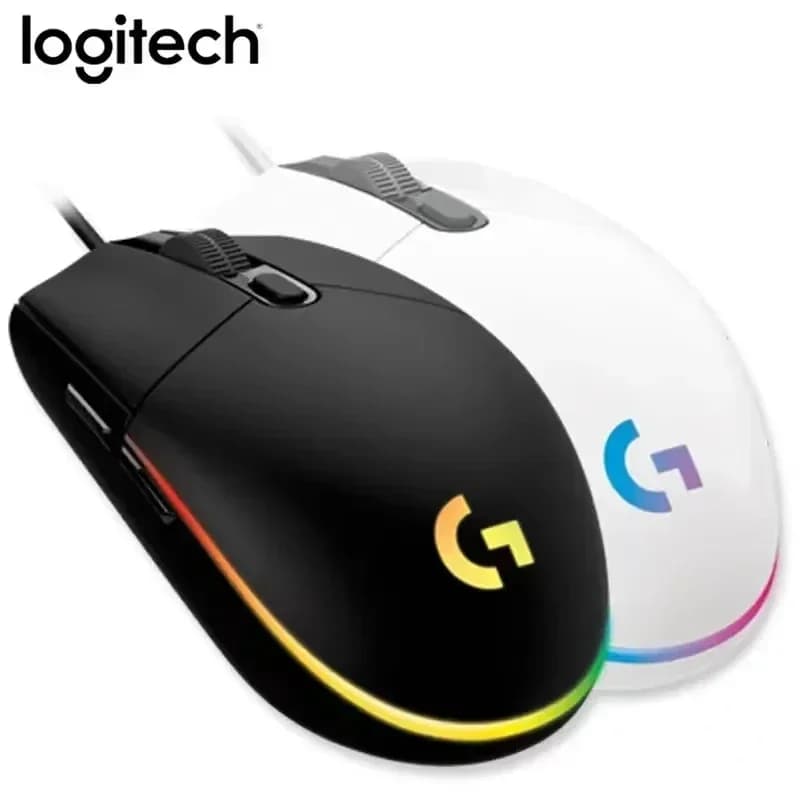 ماوس Logitech G102/G203 Lightsync، تتبع بصري، 8000 DPI، 16.8 مليون لون LED، 6 أزرار قابلة للتخصيص، ماوس سلكي - 3