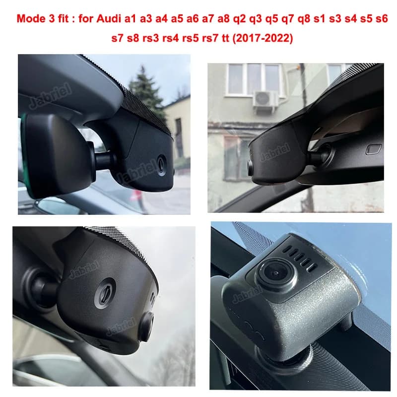 Plug and Play 4K 2K Car DVR Dash Cam for Audi a3 a4 a5 a6 a7 a8 q3 q5 q7 b4 b5 b6 b7 b8 b9 8v c5 c6 c7 8p 8v rs tt 2016~2023 - 5