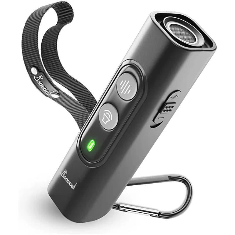 جهاز طارد للكلاب بالموجات فوق الصوتية من ABQP لتدريب الكلاب على التوقف عن النباح مع شحن USB