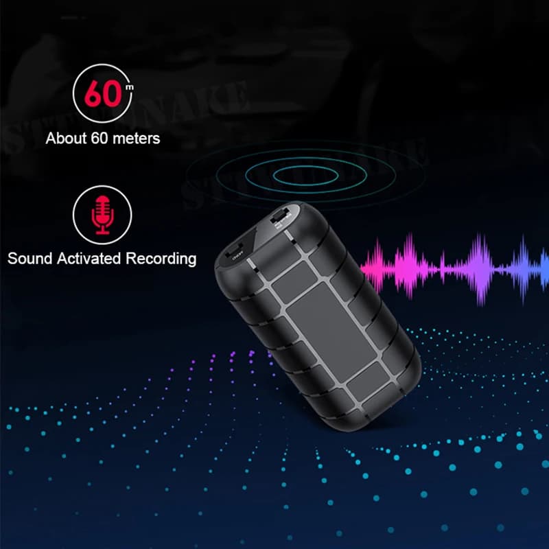 Mini voice activated recorder 500 hours digital recording device professional sound dictaphone audio micro record portable small - 4
