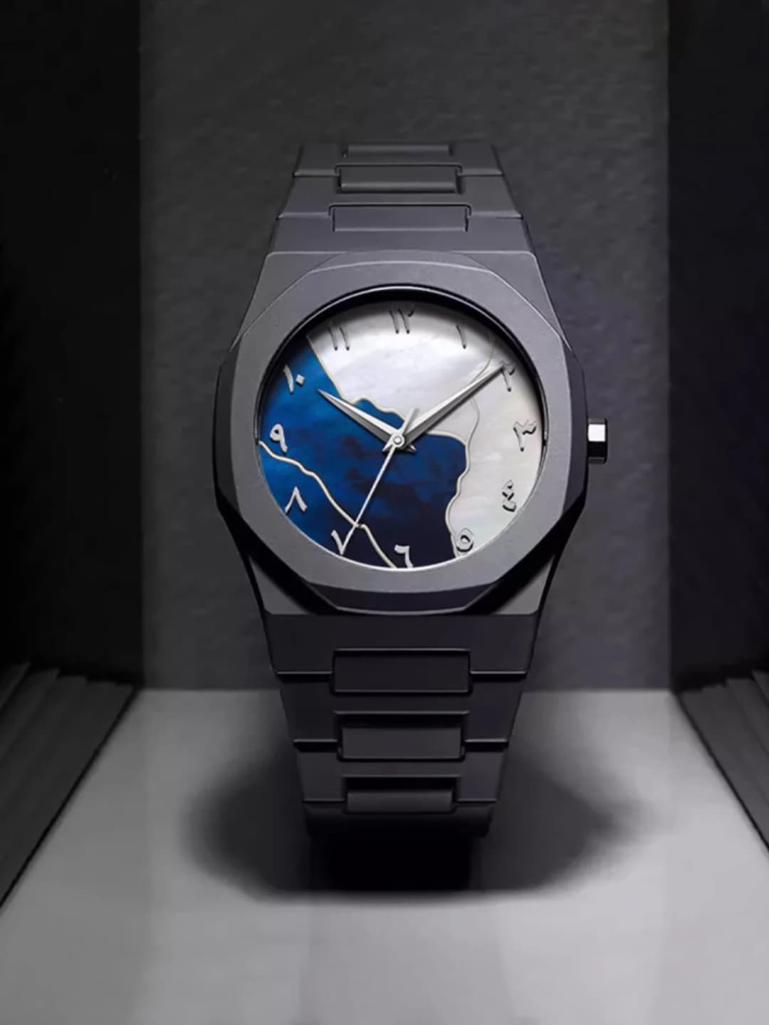 LUCKYFOXNew high-end watches men's trend graffiti art quartz watches - 3