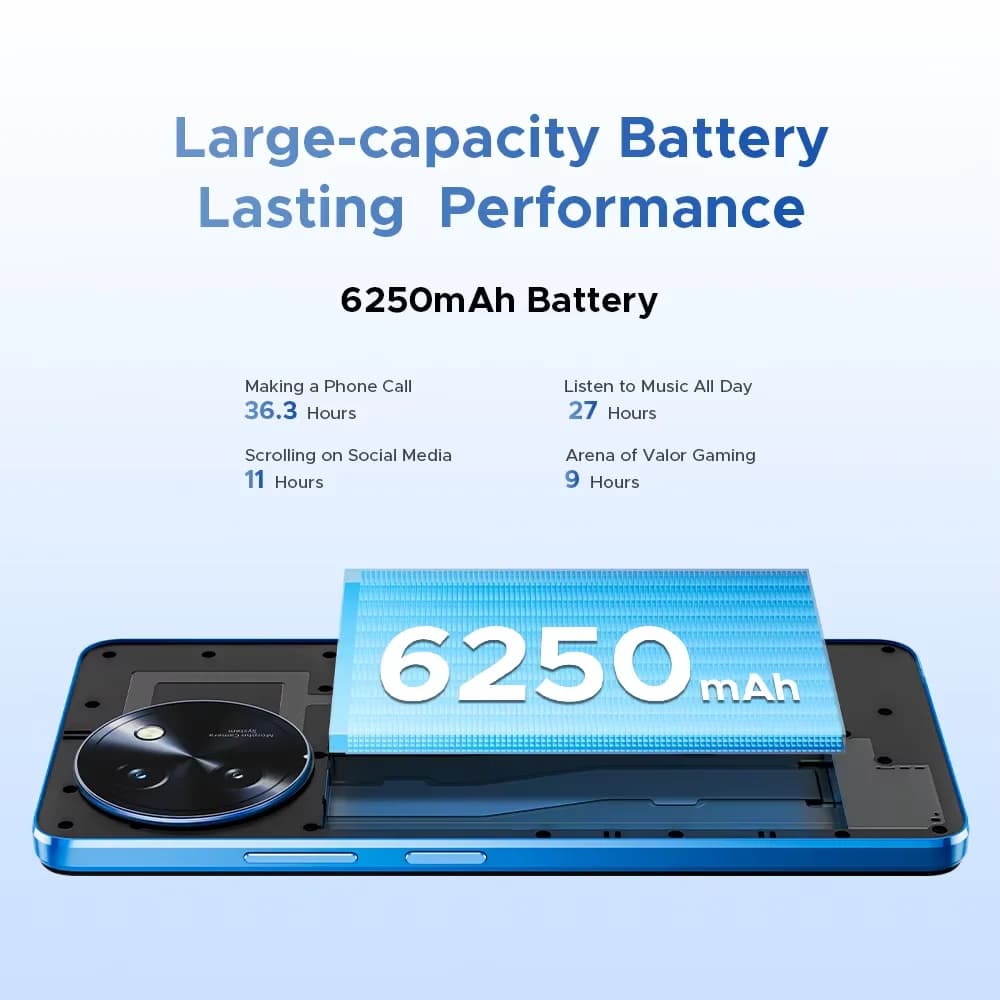 الإصدار العالمي DOOGEE Note59 Pro+ هاتف ذكي 5G بشاشة 6.75 بوصة HD+ بمعدل تحديث 120 هرتز وذاكرة 12 جيجابايت و512 جيجابايت ومعالج UNISOC T8200 وكاميرا 50 ميجابكسل وبطارية 6250 مللي أمبير يعمل بنظام أندرويد 15 - 5