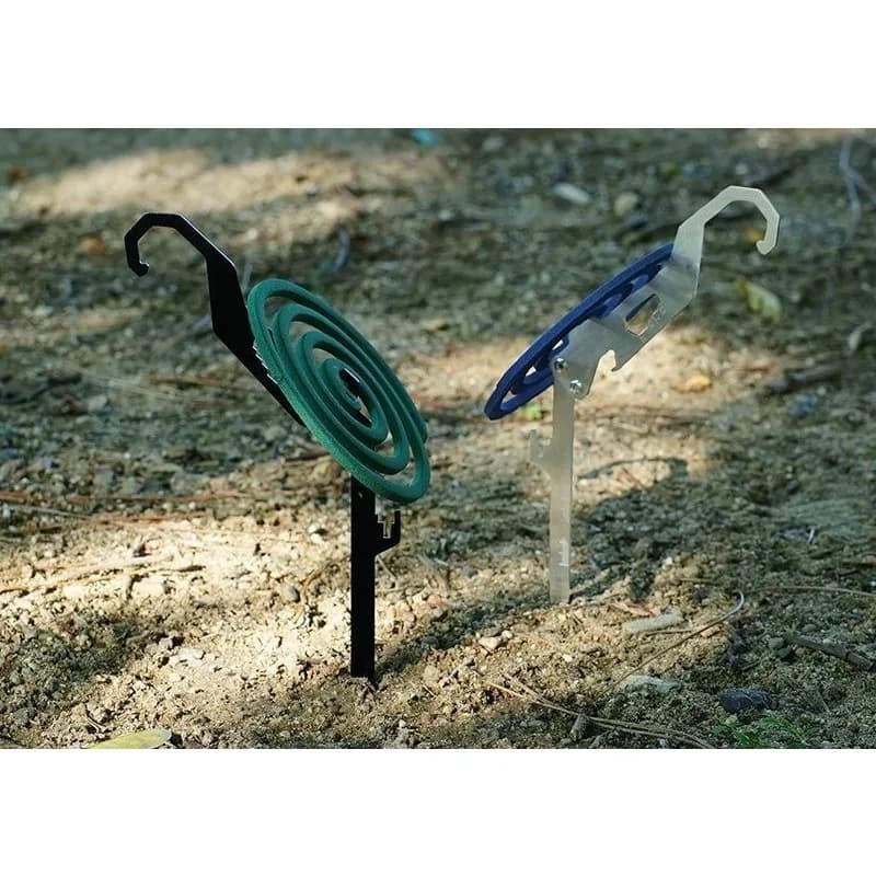 Multifunctional Mosquito Coil Holder Foldable Camping Tool with Bottle Opener Ruler Wrench Aromatherapy Clip Outdoor Gear - 2