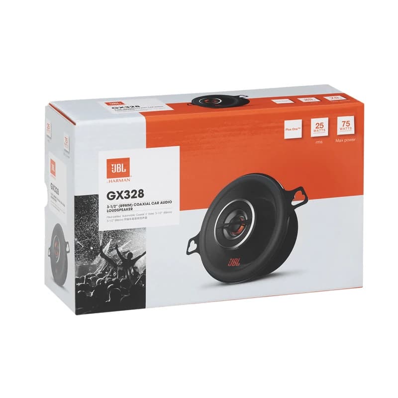 سماعات سيارة JBL 3.5 بوصة محورية تويتر ميد رينج باس كامل النطاق زوج GX328 - 6