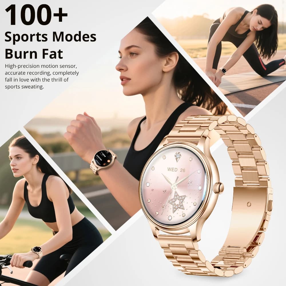 New COLMI L28 Air Ultra-thin Smartwatch 1.32 inch AMOLED Display, Women's Health Management, Exquisite Smart Watch For iOS Phone - 6