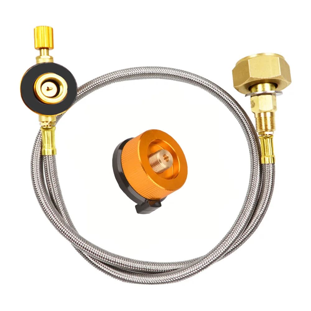 Outdoor Camping Adapter Propane Cylinder Filling Adapter Gas Tank Furnace Connector Coupler Accessories Gas Stove Gas Refill - 4