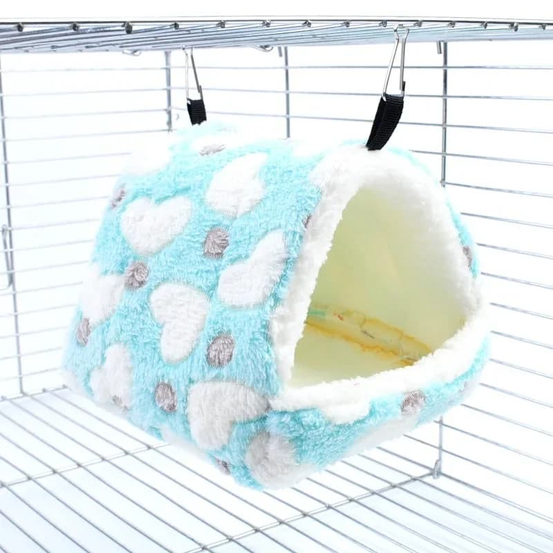 Cute Hamster House Winter Thickening Warm Soft Beds New Bread Small Animal Nest for Hamster Hedgehog Rabbit Pet Accessories 2024 - 4