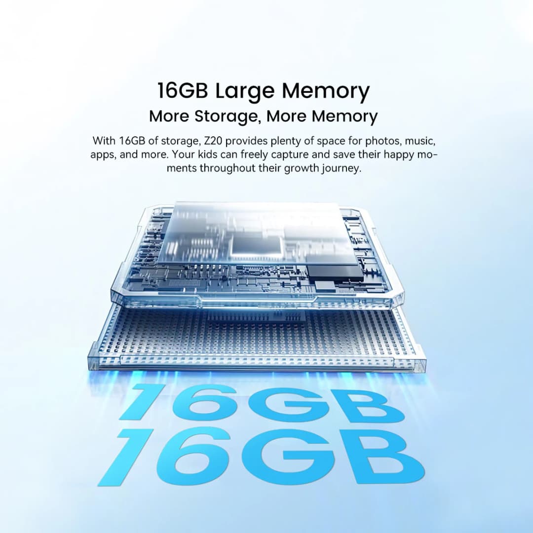 ساعة بلاك فيو زيد 20 الذكية للأطفال مقاومة للماء IP67، اتصالات طوارئ 4G، مراقبة، تتبع الموقع عبر GPS +LBS+WIFI - 3