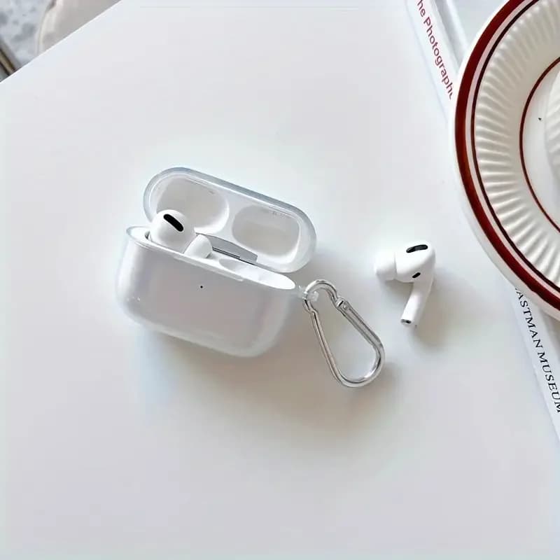 غطاء شفاف مقاوم للصدمات من TPU الناعم والواضح لسماعات Airpods Pro 2022 وAirpods 4 2024، غطاء واقي لسماعات Airpods 1 و2 و3 و2021 - 6