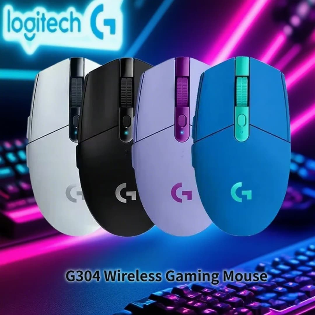 ماوس ألعاب Logitech لاسلكي Lightspeed مناسب للميزانية 12000DPI مستشعر HERO للاعبين العمل المكتبي تصميم خفيف الوزن