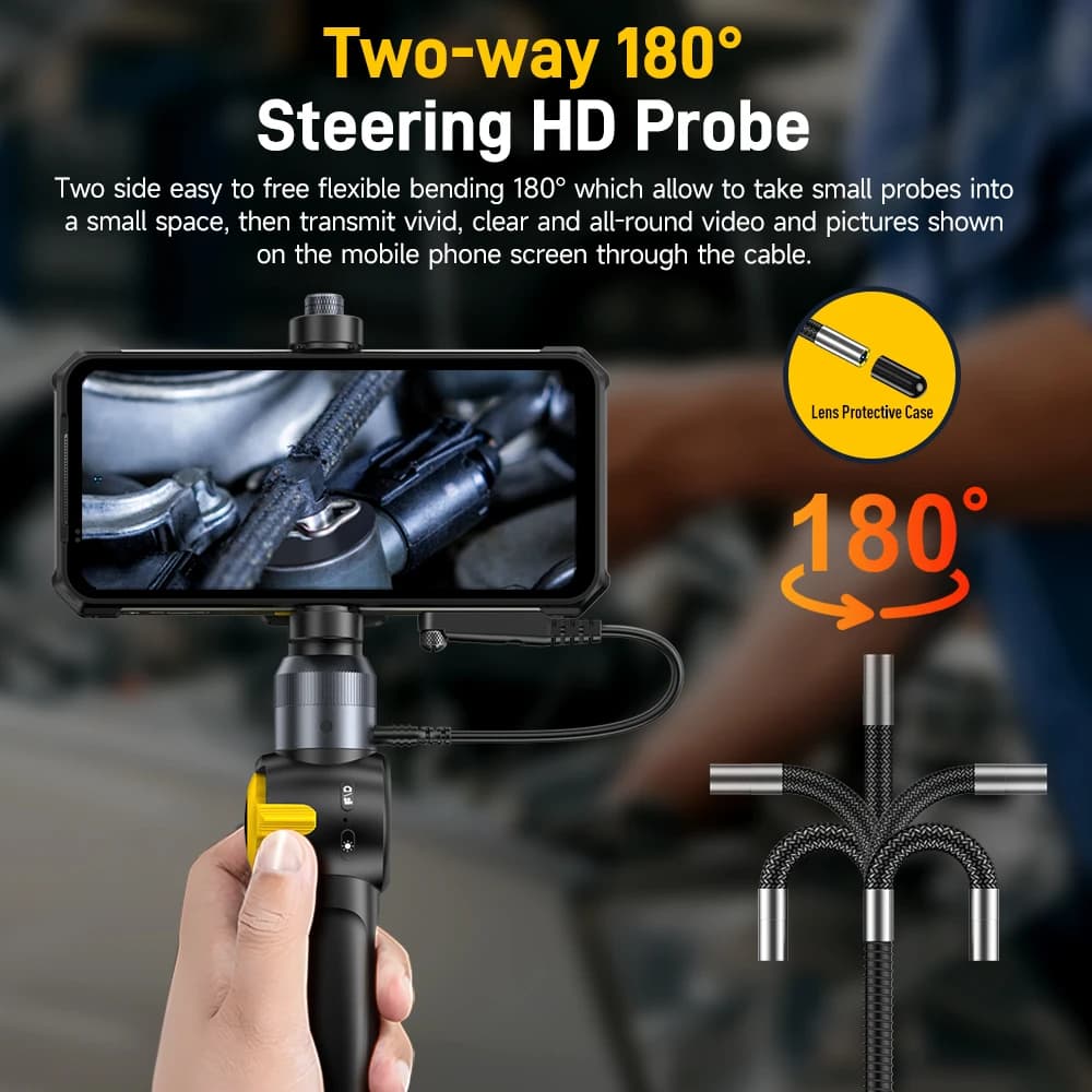 منظار Ulefone ثنائي الاتجاه 180 درجة دوار مقاوم للماء / لـ ARMOR 24 / Power Armor 19 Series / Power Armor 18 Series - 4