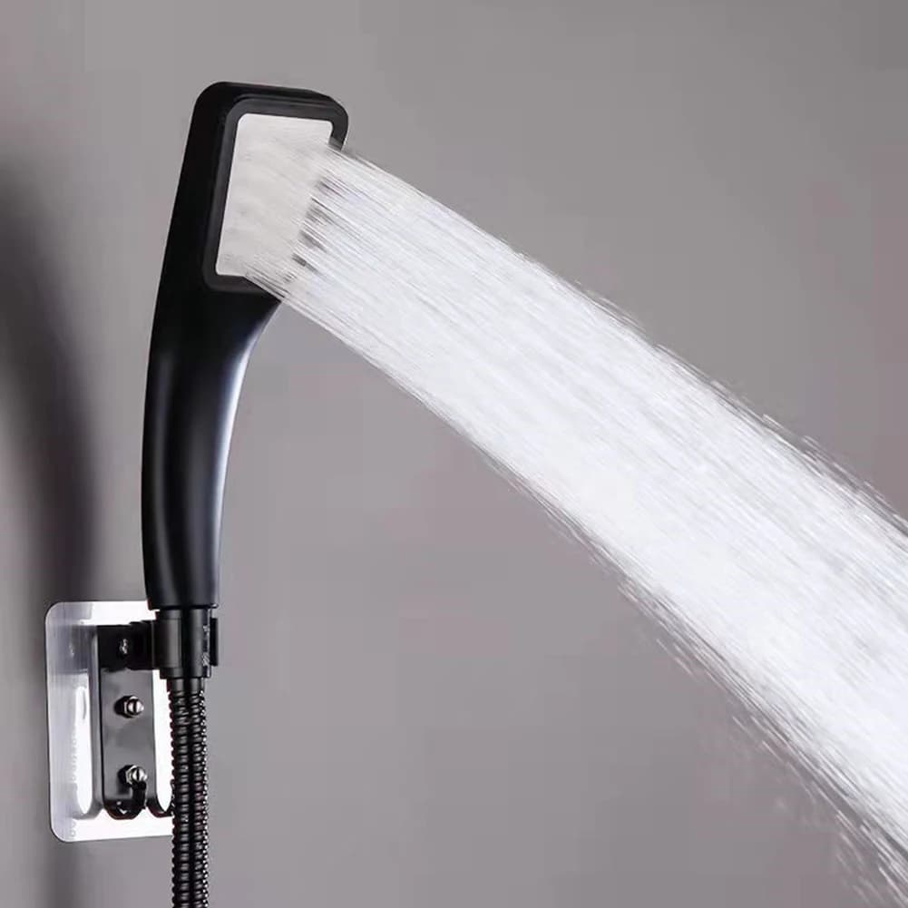 High Pressure Rainfall Shower Head Water Saving Black White Sprayer Nozzle Shower Head Bathroom Accessories - 2