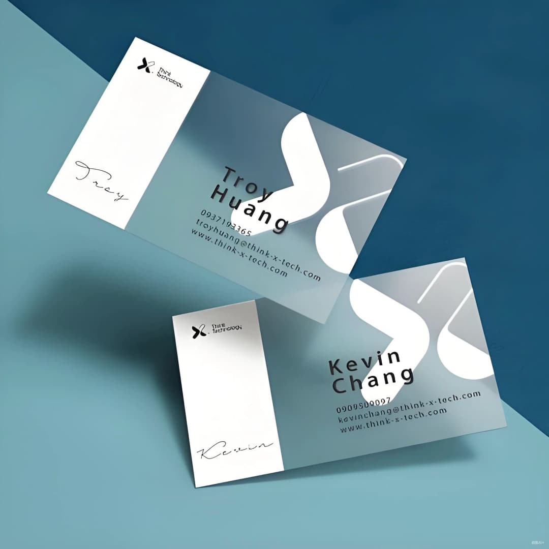 100/200pcs Customized Business Cards with Logos Personalized Thank-you Card Customization Business Cards Party Invitation Cards - 3
