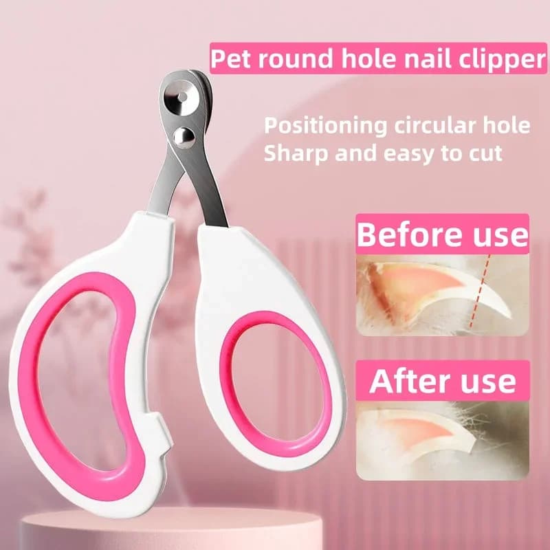 NEW Pets Professional Cat Nail Clippers for Small Cat Dog Stainless Steel Puppy Claws Cutter Pet Nail Grooming Clippers Trimmer - 3