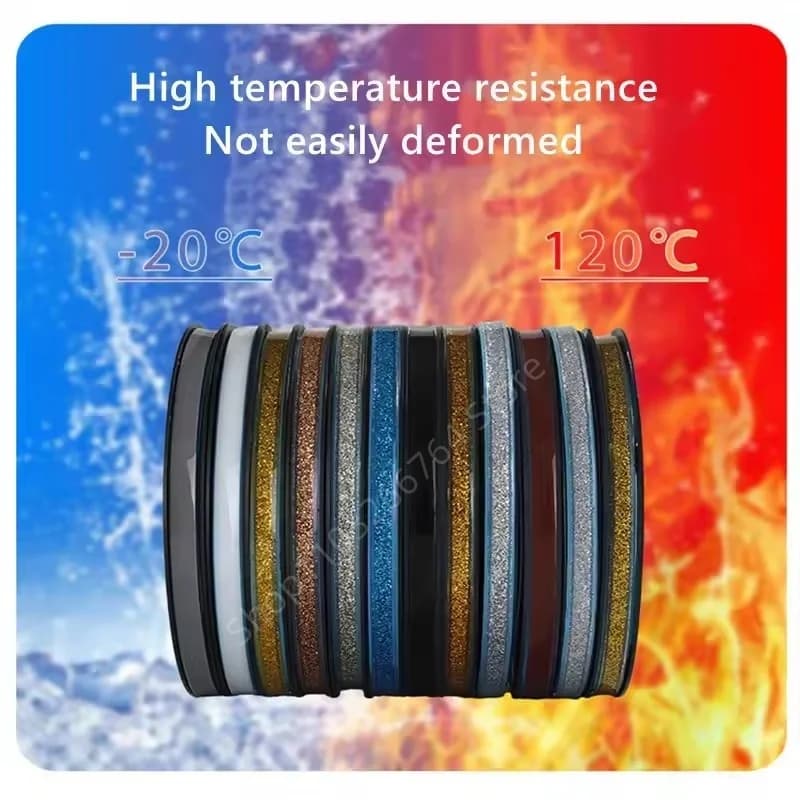 6M Self-Adhesive Tile Gap Tape Kitchen Bathroom Mildewproof Waterproof Beautiful Seam Tape Ceiling Wall Floor Gap Decor Strip - 5