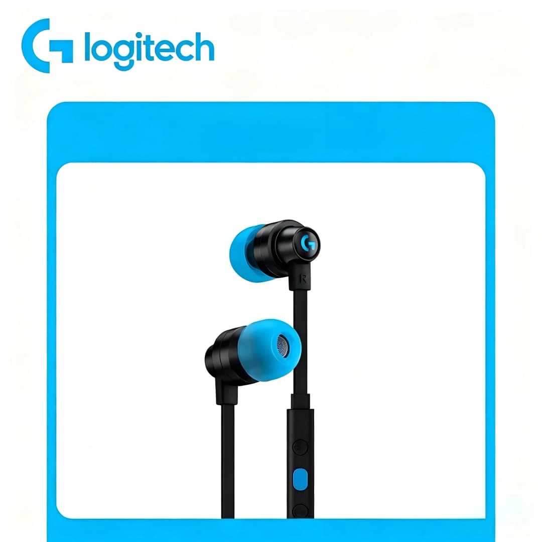 سماعات أذن سلكية Logitech G333 مع ميكروفون وعزل الضوضاء لأجهزة الكمبيوتر والهواتف المحمولة مع محول Type-C - 2