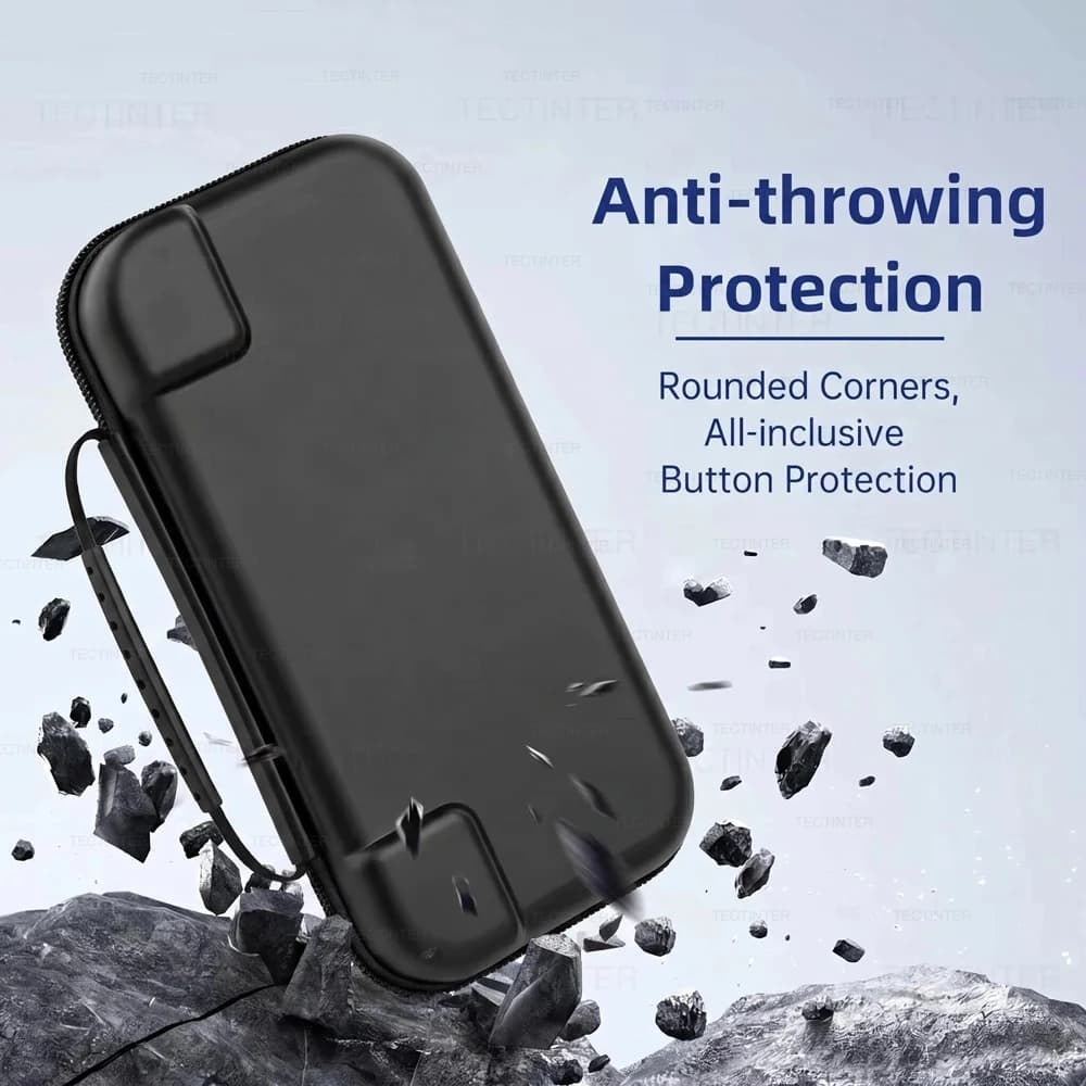 Portable Storage Bag for Nintendo Switch & Switch OLED Console Carrying Protective Case with 10 Cards Slots for NS Accessories - 4