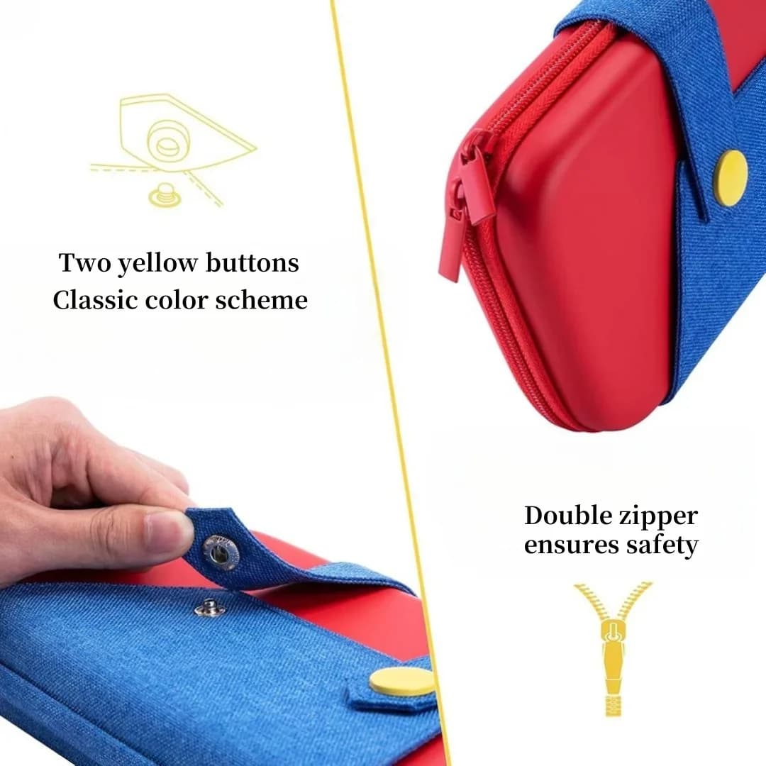 حقيبة حمل واقية لوحدة تحكم نينتندو سويتش 2 المحمولة للسفر حقيبة تخزين غطاء صلب لملحقات سويتش 2 - 5