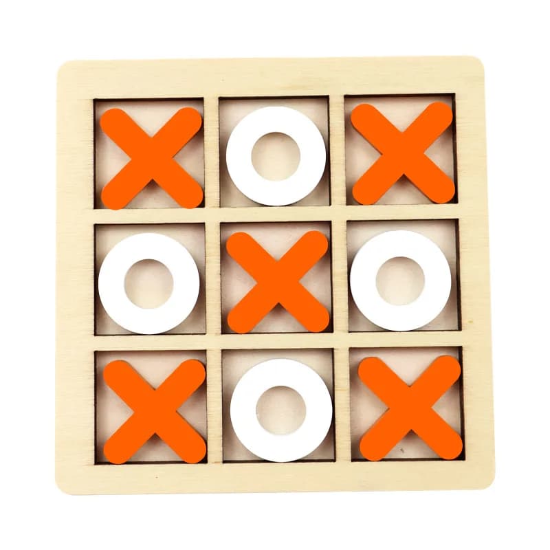 Montessori Play Game Wooden Toy Mini Chess Interaction Puzzle Training Brain Learing Early Educational Toys For Children Kids - 2