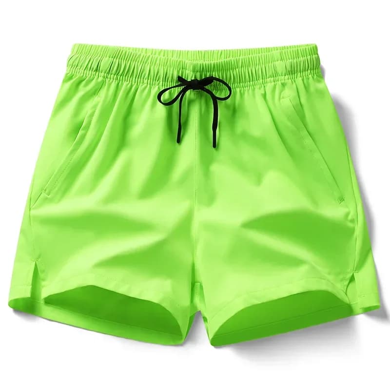 Gym Shorts Mens Sports Sweatpants Pockets Gym Casual Shorts Basic Lightweight Pants Running Jogging Beach Shorts Men Swimwear - 4