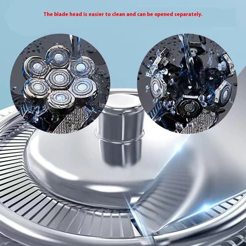 Mens 7 Blade Razor Replacement Shaving Heads Floating Washable Electric 7D Shavers Trimmers Kit Cutter Blades - 4