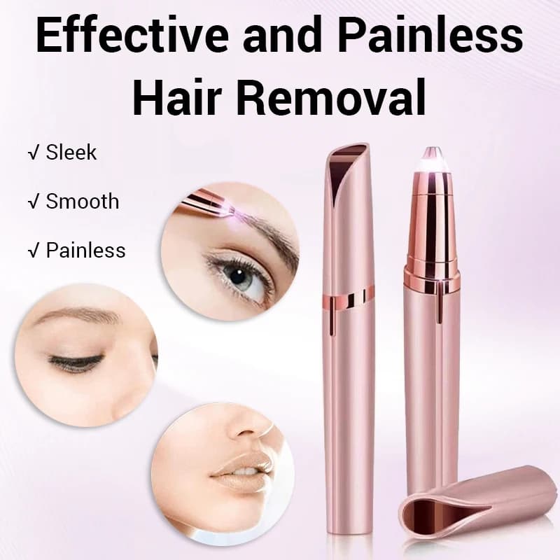 Electric Eyebrow Trimmer Security Hair Removal Eye Brow Epilator USB Charger Mini Shaper Shaver Hair Removal Painless Beauty - 5