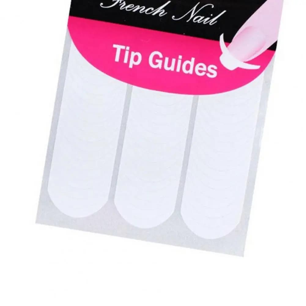 240 قطعة الأظافر ملصق Stencil نصائح دليل الفرنسية مانيكير قطاع مسمار ملصقات فنية شكل هامش DIY بها بنفسك الاستنسل ثلاثية الأبعاد التصميم أدوات التجميل - 6