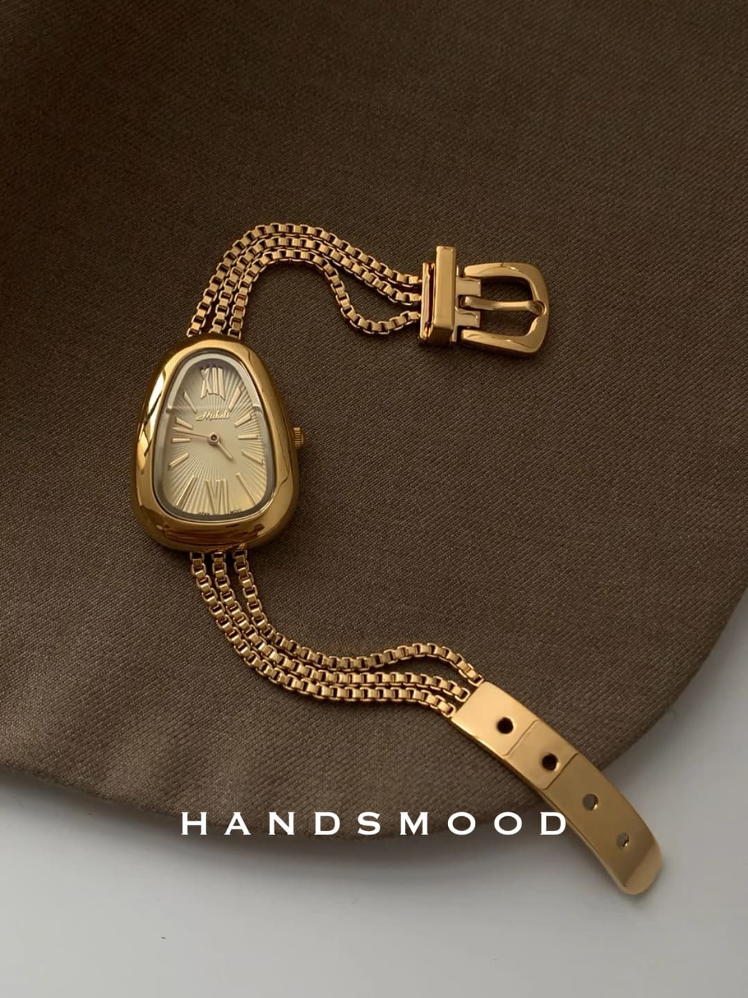 Retro High-End Luxury Gold Watch for Women: Versatile Quartz Timepiece, Vintage-Style Stainless Steel Gift for Women - 3