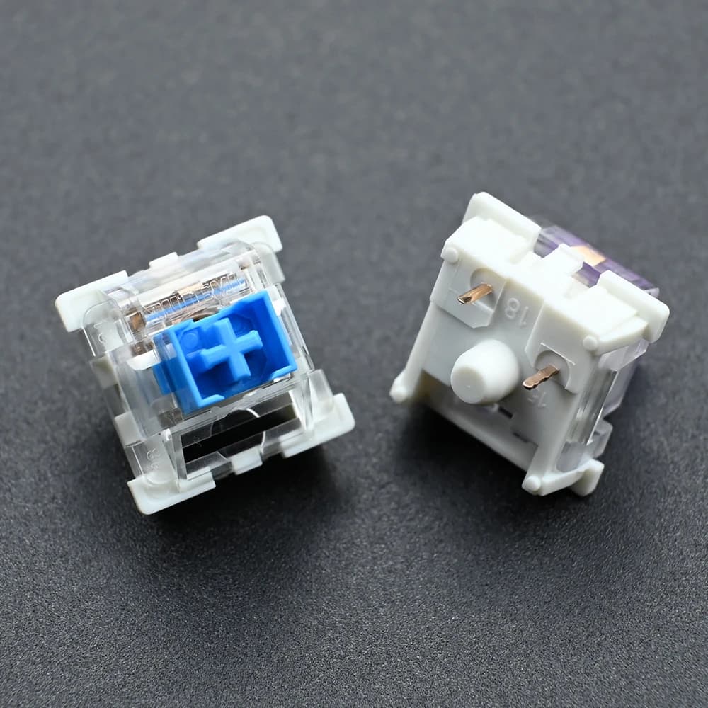 Outemu Switch مفتاح لوحة المفاتيح الميكانيكية 3Pin Clicky الخطي اللمس المفاتيح الصامتة RGB LED SMD الألعاب متوافق مع مفتاح MX - 2
