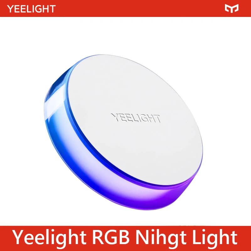 إضاءة ليلية ييليت RGB استشعار الحركة كشف الحركة شحن Type-C إضاءة ليلية مغناطيسية تشغيل تلقائي دائم وضعان مصباح ديكور RGB