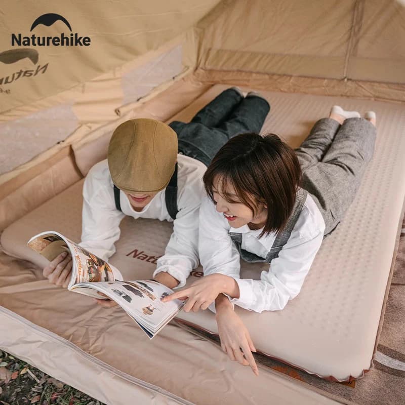 مرتبة هوائية جديدة من Naturehike 2025 خفيفة الوزن مرنة ذاتية النفخ قابلة للطي مناسبة للتخييم - 6