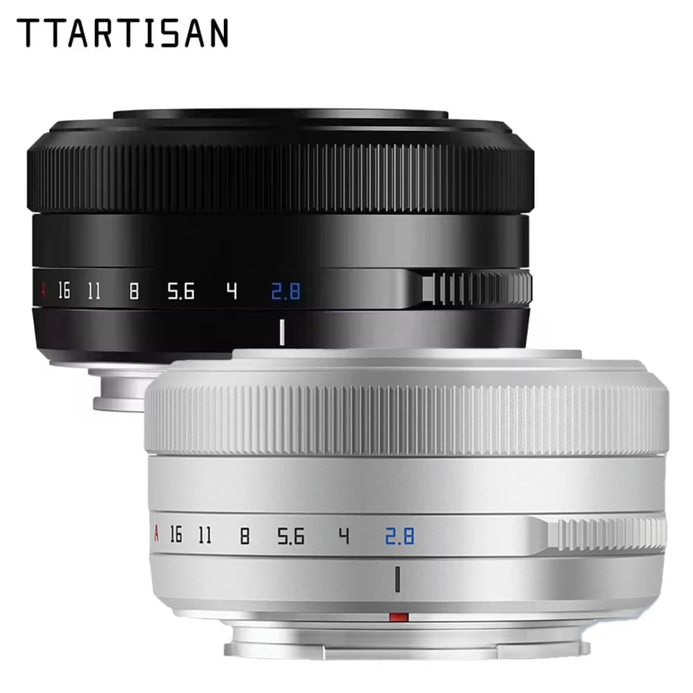 عدسة كاميرا TTArtisan تركيز تلقائي 27 ملم F2.8 فوجي X فوجيفيلم XF سوني E نيكون Z ستيم APS-C إدراك العين لـ XA7 XT100 - 2