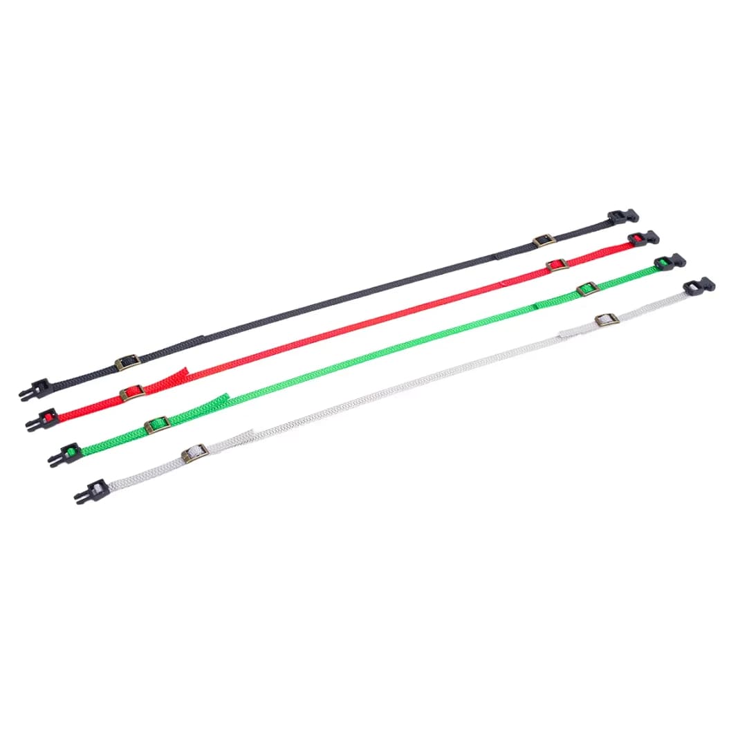 5Pcs Luggage Rope Roof Rack Tie Down Straps for 1/8 1/10 1/18 1/24 RC Crawler SCX10 TRX4 TRX6 YK4102 RGT SCX24 TRX4M Decorate - 2