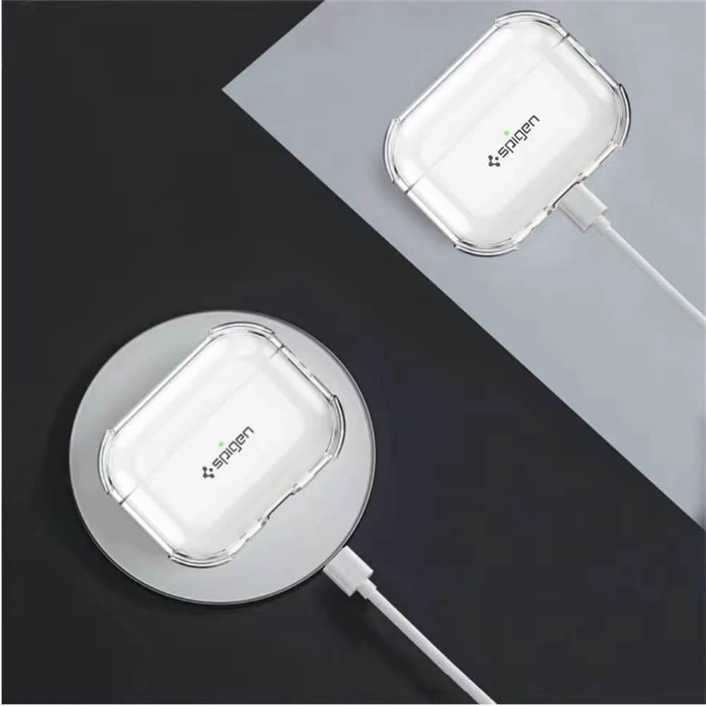 Spigen For AirPods 4 Pro 3 Pro 1 TPU Transparent Earphone Case 2026 New With Ring Anti Loss Clear Shockproof Embedded Soft Cover - 3