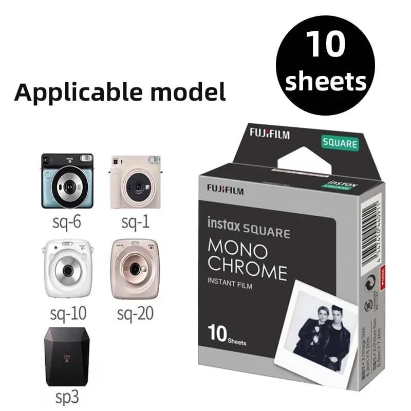 أفلام فورية أصلية من Fujifilm Instax Square، ورق تصوير بحافة بيضاء، متوافق مع كاميرات SQ40/SQ10/SQ6/SQ1/SQ20 - 6