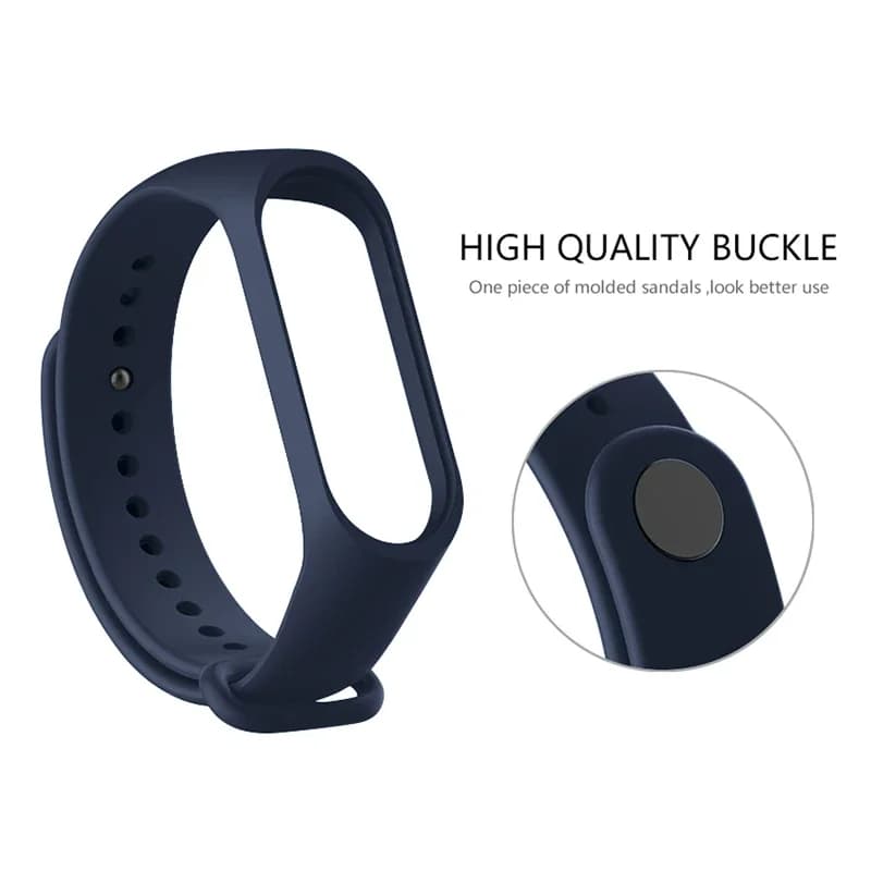 Strap For Xiaomi Mi Band 8 7 6 5 4 3 Smart Watch Wristwatch band Bracelet For Mi Band 3-8 Accessories Silicone Wristband Straps - 2