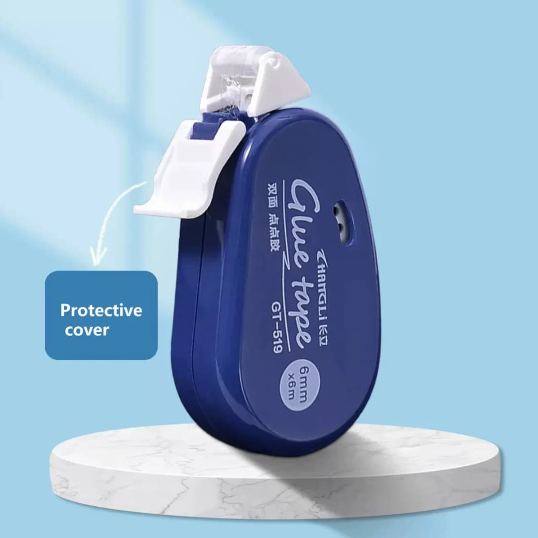 شريط لاصق نقطي مزدوج الوجهين 6m*6mm شريط لاصق DIY سكرابوكينغ كولاج ألبوم صور لوازم قرطاسية مدرسية شريط لاصق - 3