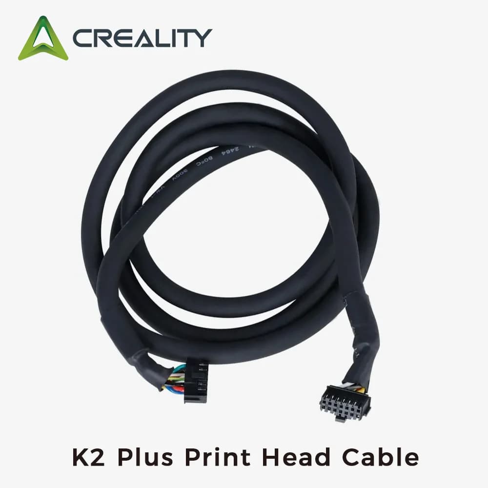 كابل شريط رأس الطباعة، Creality K2/K2 Pro/K2 Plus، إكسسوارات أسلاك طابعة ثلاثية الأبعاد أصلية