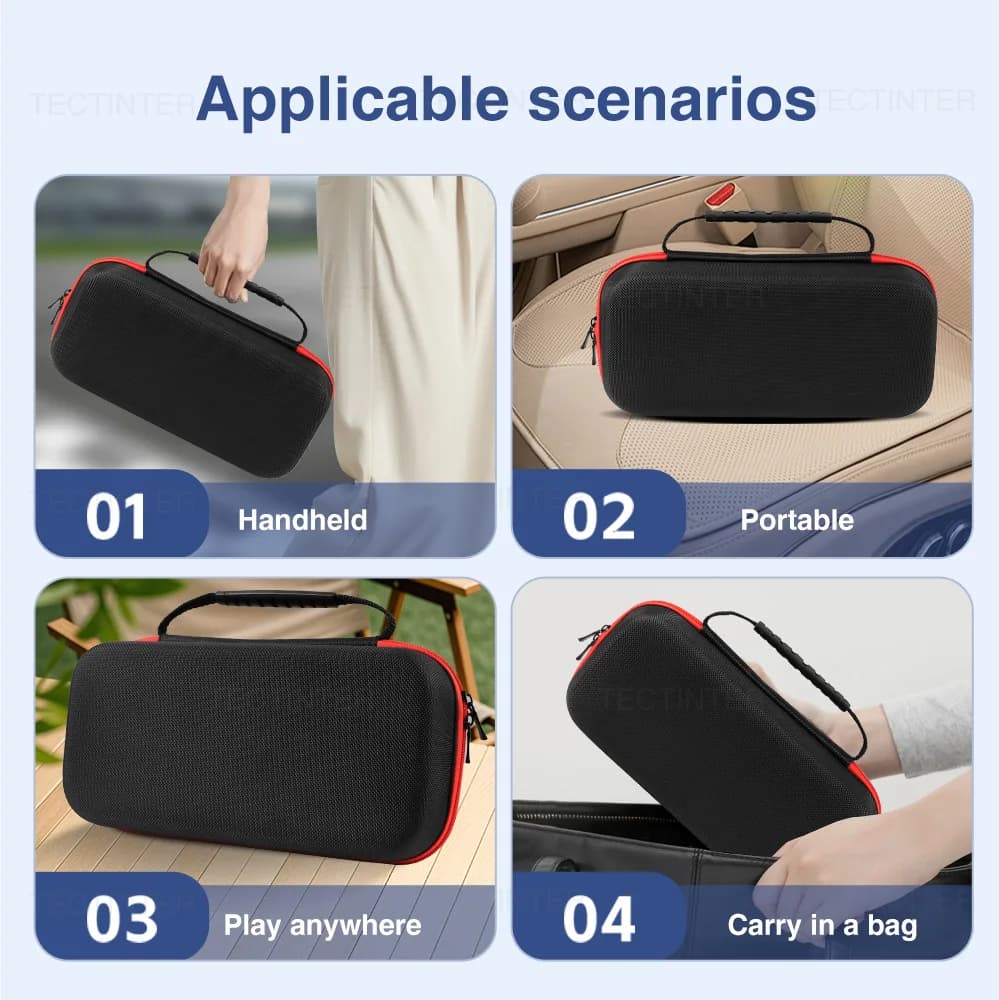 حقيبة تخزين كبيرة للتبديل وحقيبة حماية محمولة OLED مع 20 فتحة ألعاب حقيبة سفر لملحقات Joypad NS - 6