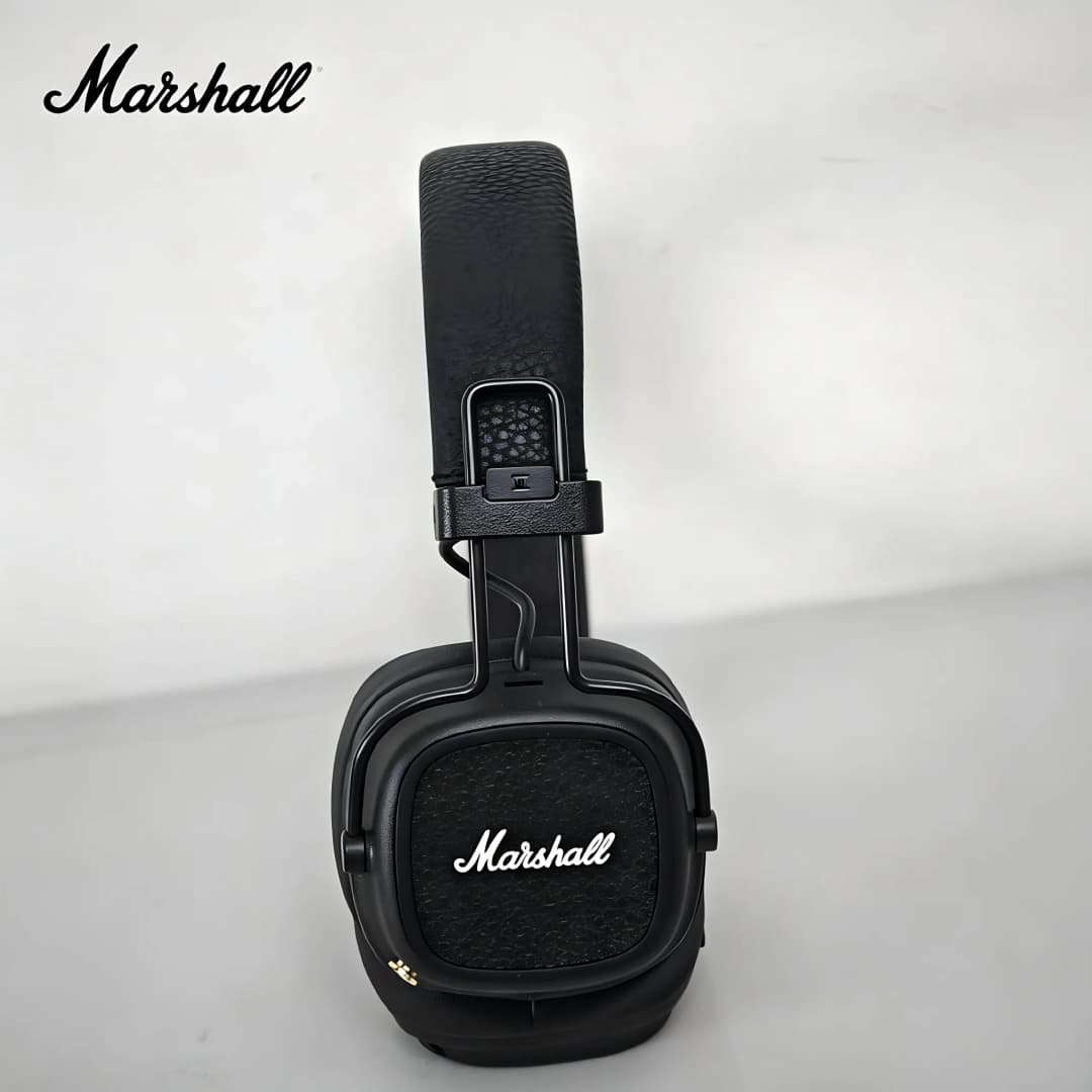 سماعات الرأس البلوتوث Marshall Major Ⅴ على الأذن، لاسلكية، باس عميق، قابلة للطي مع ميكروفون للرياضة والألعاب - 3
