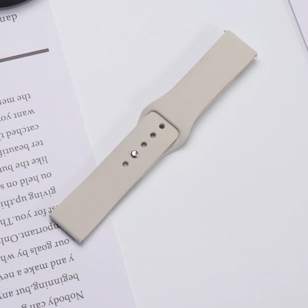 Silicone strap For Samsung Galaxy watch 6/4/Classic/5/5 pro/Active2/Gear S3 22mm 20mm bracelet Huawei watch GT 2/2e/3/3 pro band - 2