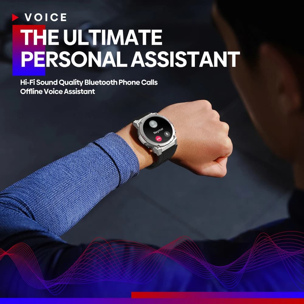 [2023 World Premiere]Zeblaze Vibe 7 Pro Smart Watch 1.43'' AMOLED Display Hi-Fi Phone Calls Military-grade Toughness - 5