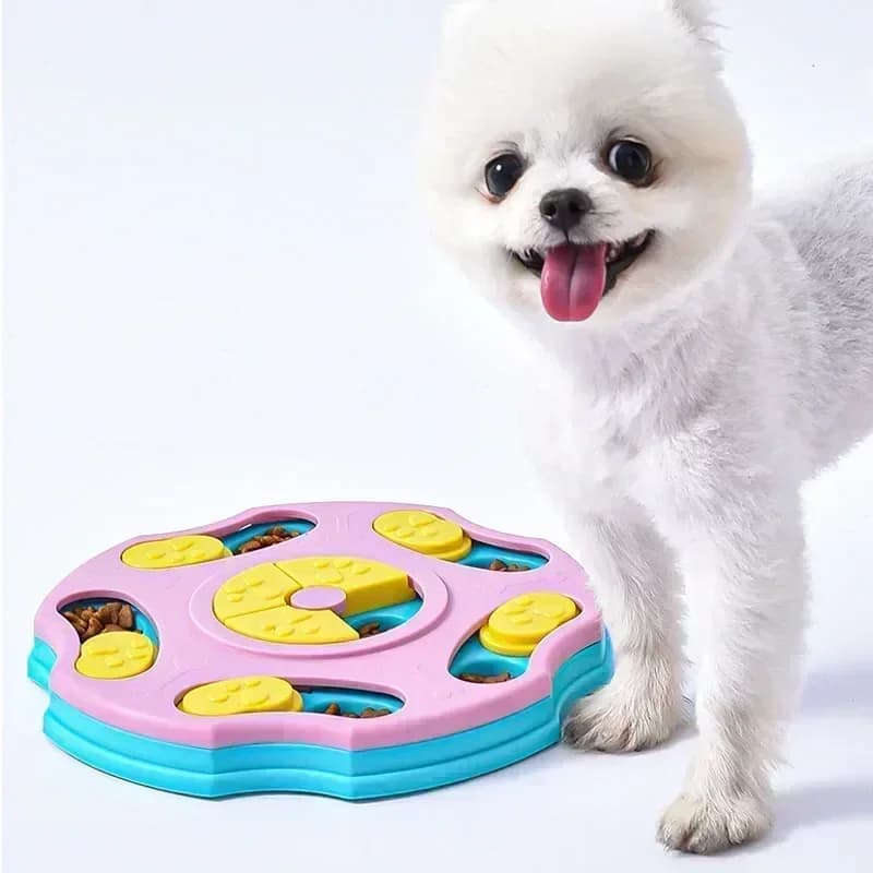 Dog Puzzle Toys Slow Feeder Interactive Increase Puppy IQ Food Dispenser Slowly Eating NonSlip Bowl Pet Cat Dogs Training Game - 5