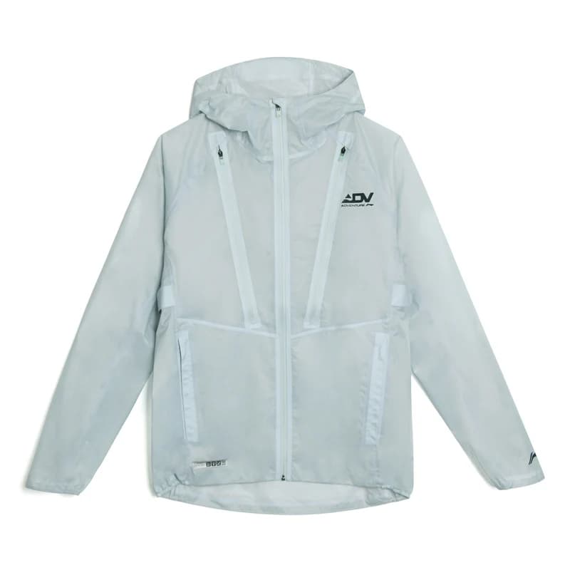 Li-Ning Unisex Professional Running Hooded Jacket Water Resistant Outdoor Mountain Wear LiNing Trail Run Windbreaker ACFV027 - 4